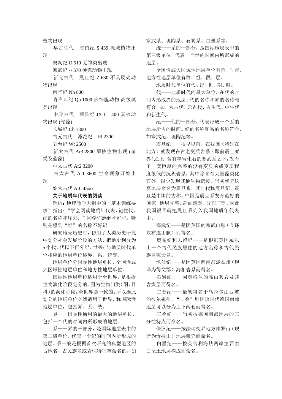 地质年代是怎样划分的[共3页]_第2页