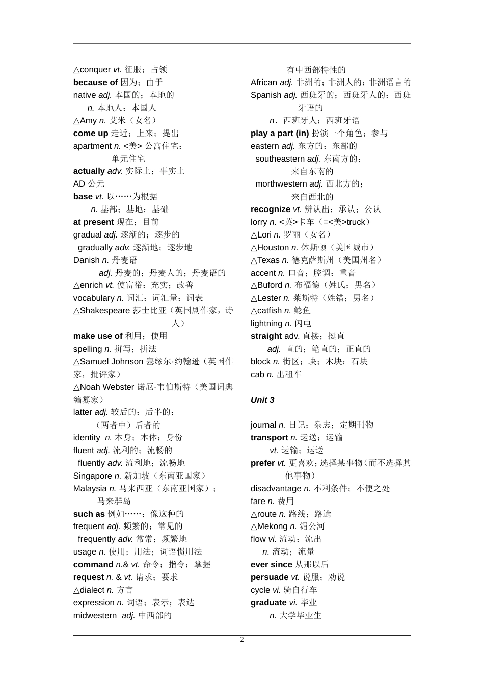 人教版高中英语全部单词表[共41页]_第2页