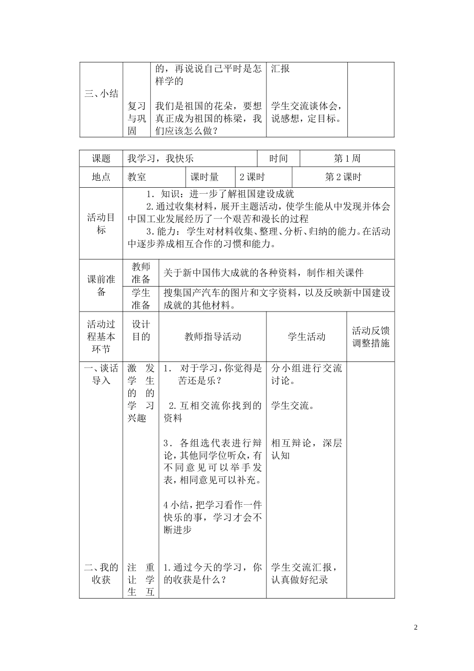 鲁美版五年级品社备课_第2页