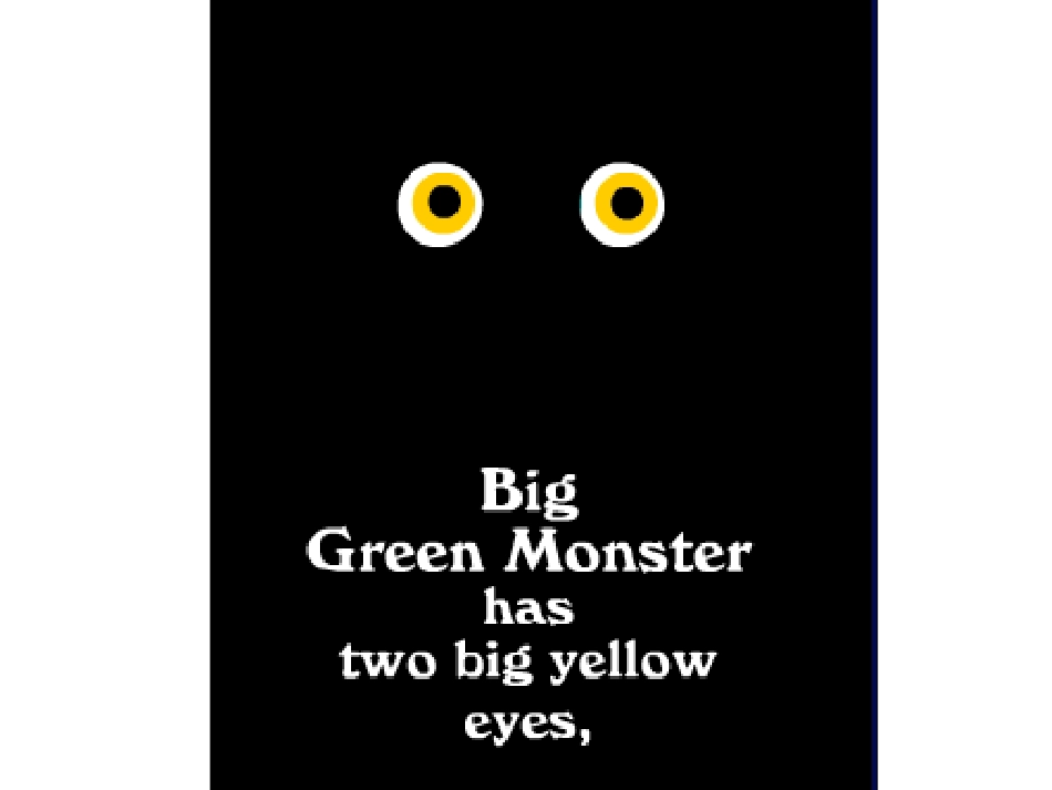 英语原版绘本《goawaybiggreenmonster》_第1页