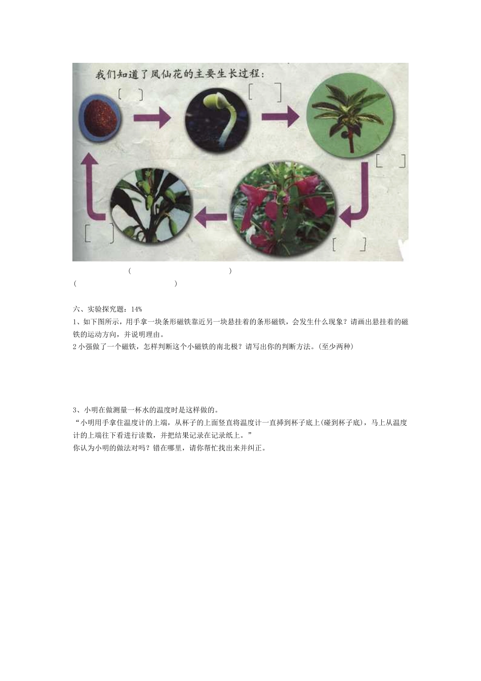 教科版科学三年级下册期末试卷【2】[共3页]_第3页