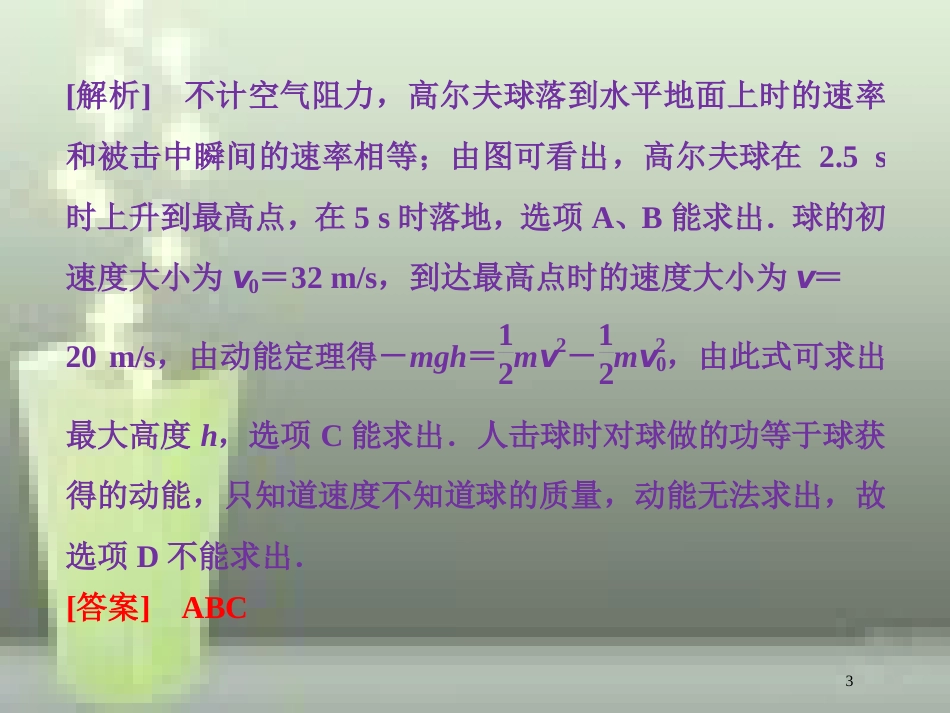 高考物理一轮复习 第4章 曲线运动万有引力与航天 13 章末热点集训优质课件 新人教版_第3页