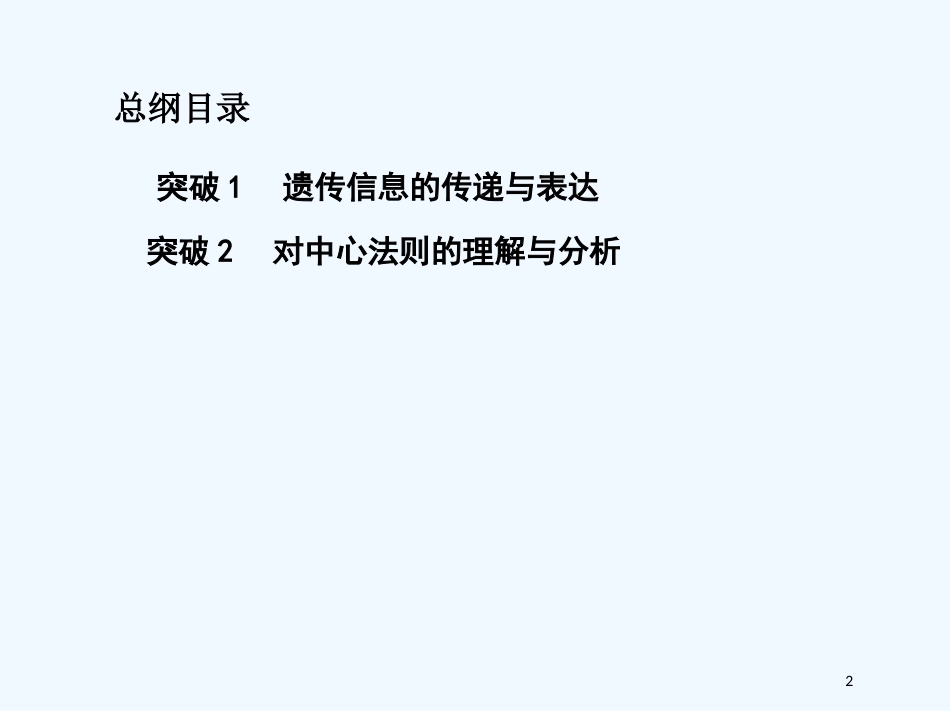 （北京专用）2019版高考生物一轮复习 第13讲 基因的表达优质课件_第2页