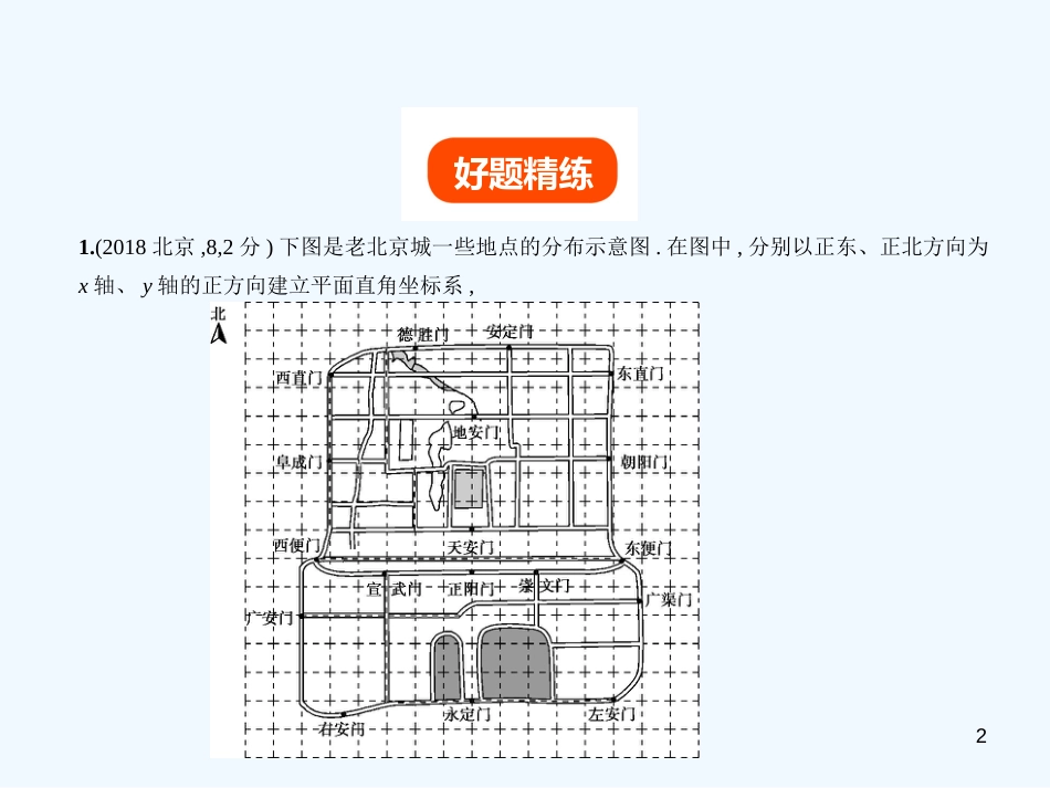 （北京专版）2019年中考数学一轮复习 第七章 专题拓展 7.1 选择压轴题（试卷部分）优质课件_第2页