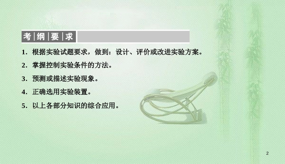 高考化学总复习 10 化学实验基础（35）化学实验方案的设计与评价（1）优质课件 新人教版_第2页