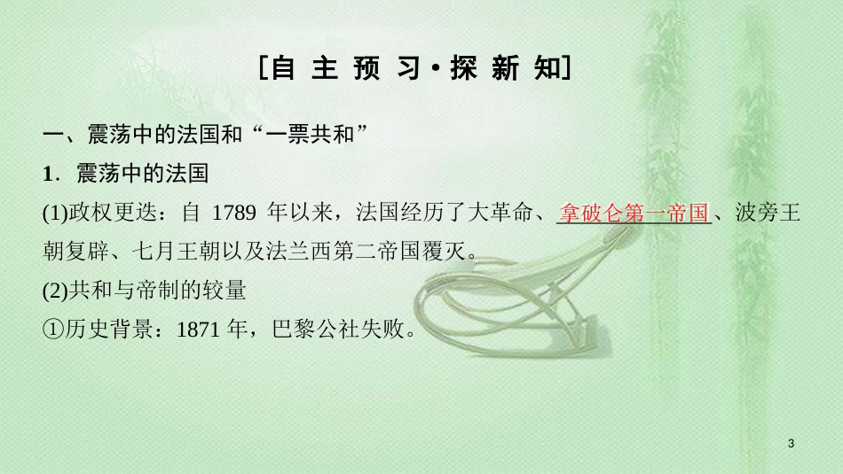 高中历史 专题7 近代西方民主政治的确立与发展 3 民主政治的扩展优质课件 人民版必修1_第3页