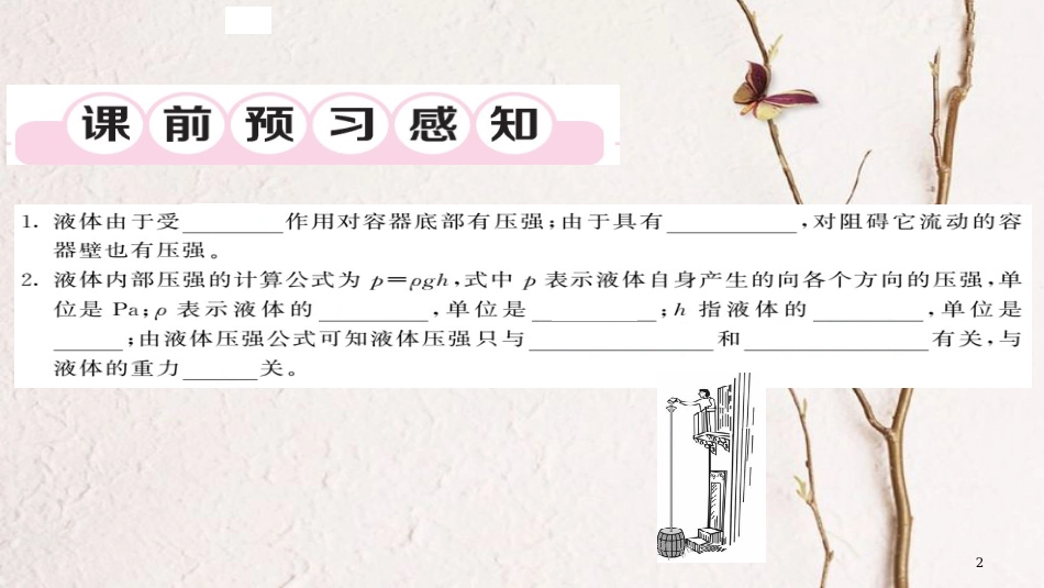 八年级物理下册 9.2 液体的压强（第1课时）习题课件 （新版）新人教版[共21页][共21页]_第2页