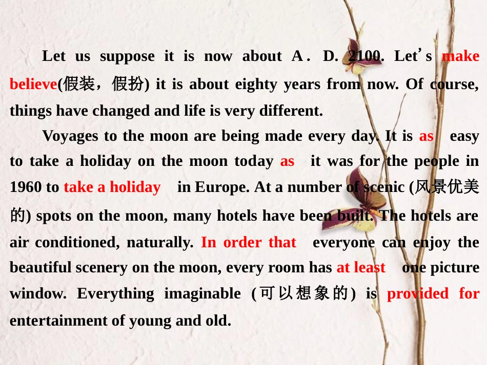 高中英语 Module 1 Life in the Future Section Ⅰ Introduction &amp; Reading-Pre-reading课件 外研版必修4[共33页][共33页]_第2页