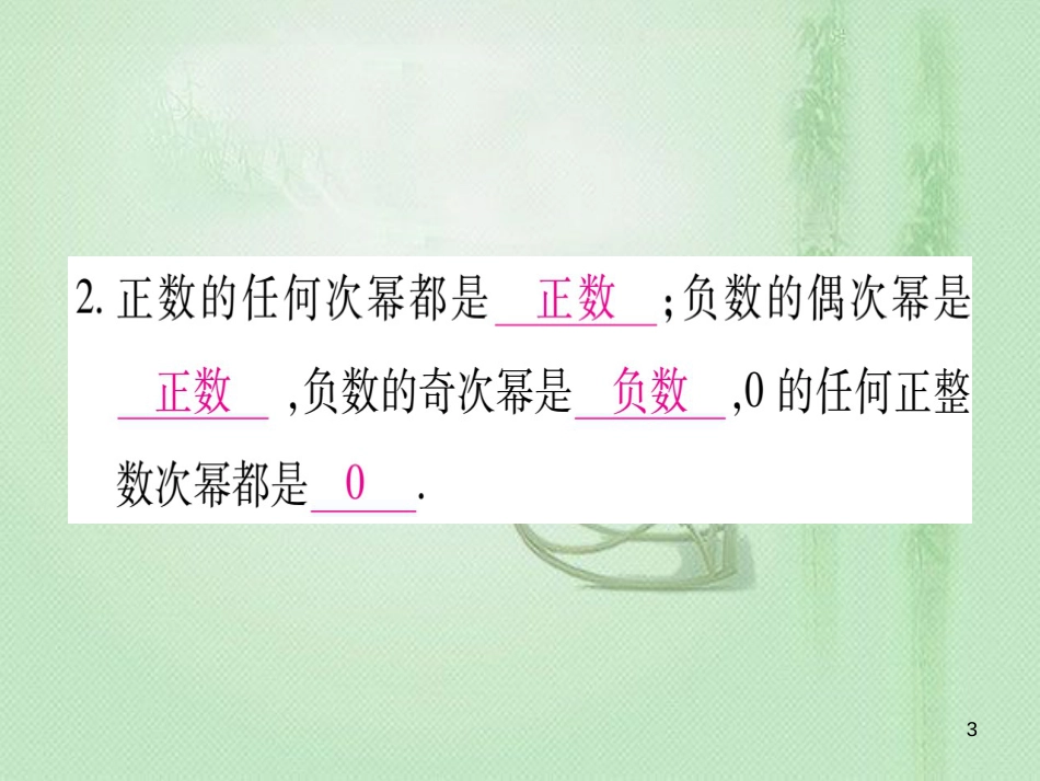 七年级数学上册 第1章 有理数 1.10 有理数的乘方优质课件 （新版）冀教版_第3页
