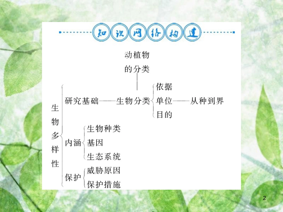 八年级生物上册 第六单元 第1-2-3章自主复习习题优质课件 （新版）新人教版_第2页