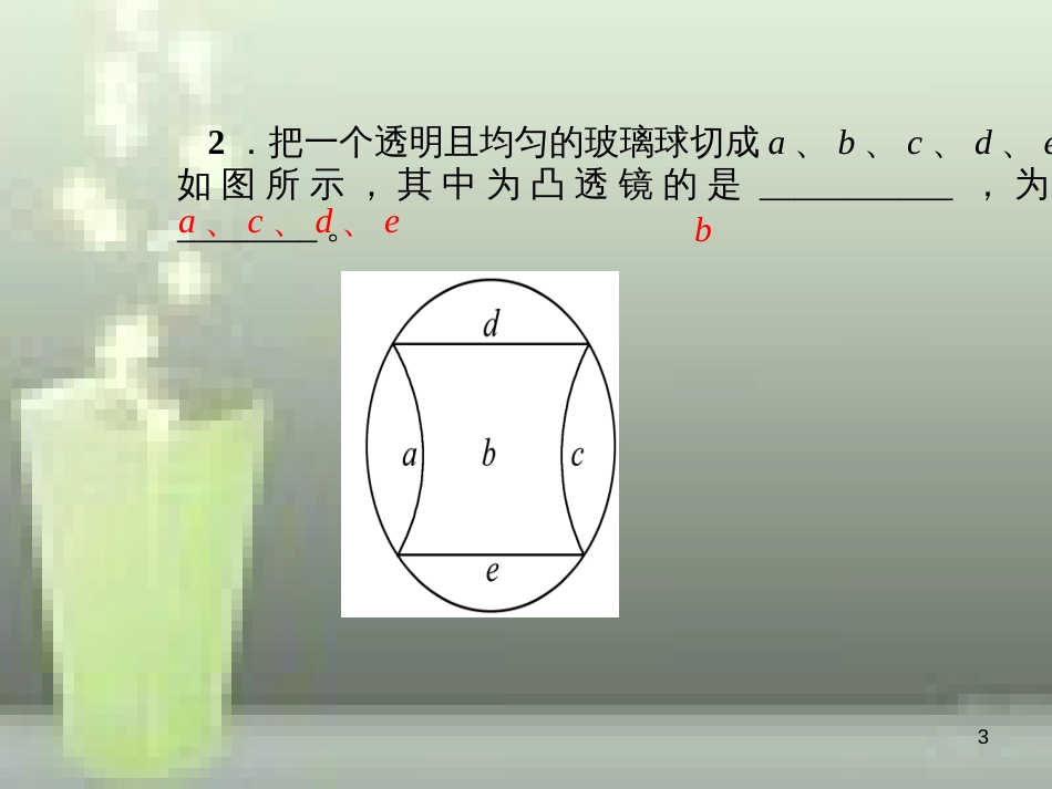 （遵义专版）八年级物理全册 4.5 科学探究 凸透镜成像（第1课时 透镜）优质课件 （新版）沪科版_第3页