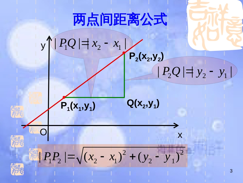 甘肃省武威市高中数学 第三章 直线与方程 3.3.3 点到直线的距离、两条平行直线的距离课件 新人教A版必修2_第3页
