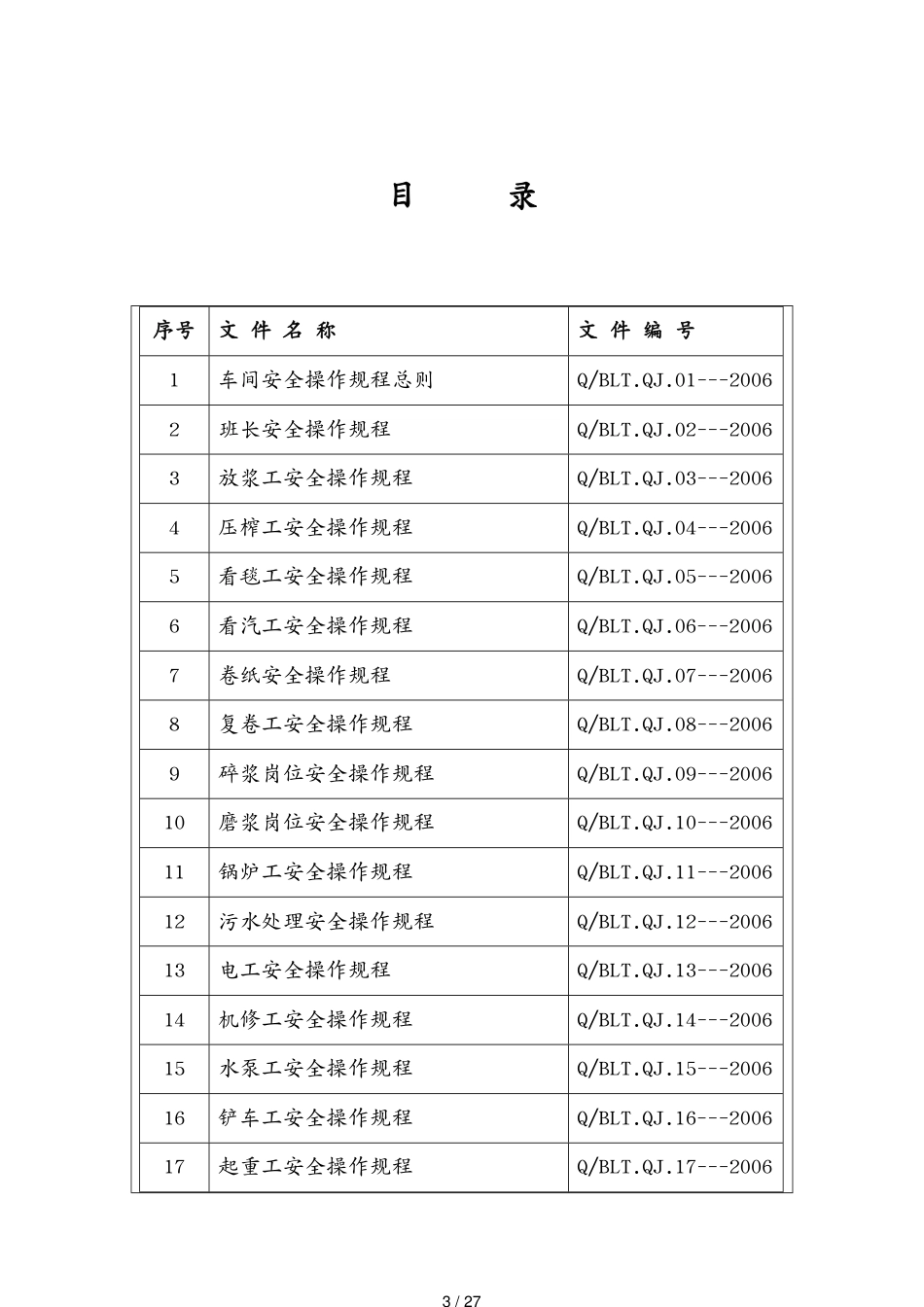 包装印刷造纸造纸公司安全操作规程汇编[共27页]_第3页