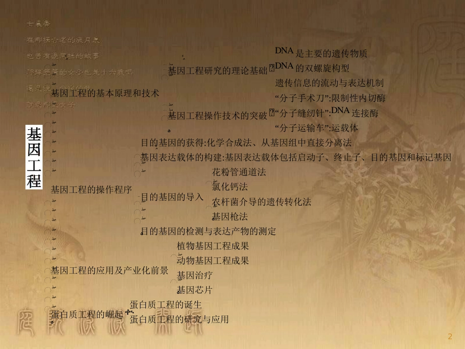 高中生物 第4章 基因工程本章整合优质课件 北师大版选修3_第2页
