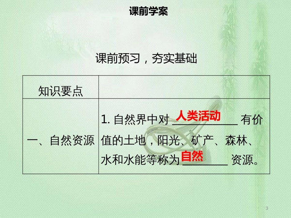 八年级地理上册 3.1 自然资源的基本特征习题优质课件 （新版）新人教版_第3页