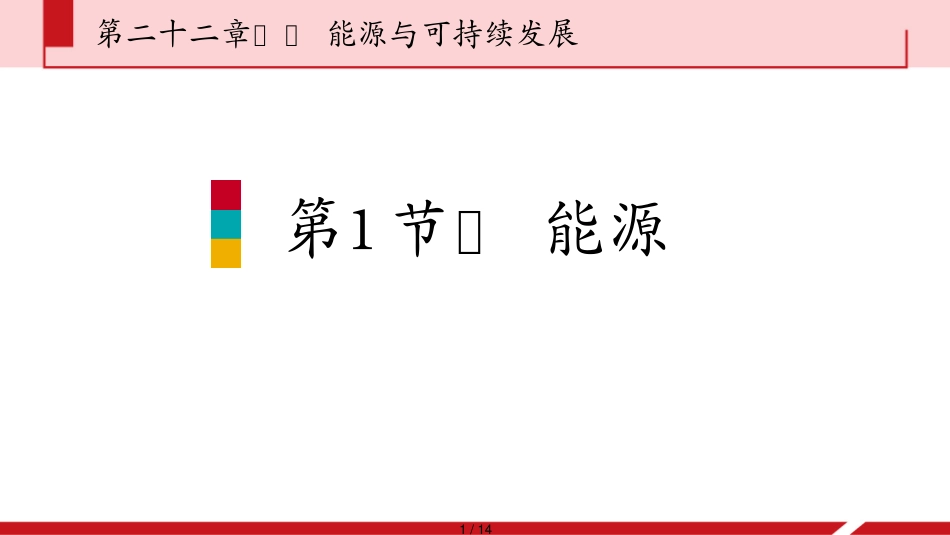 22.1《能源》导学课件_第1页