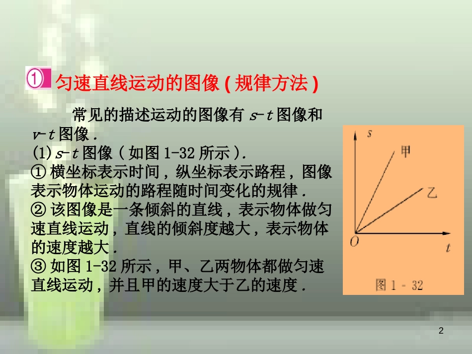 八年级物理上册 第1章 第3节 运动的快慢优质课件1 （新版）新人教版_第2页