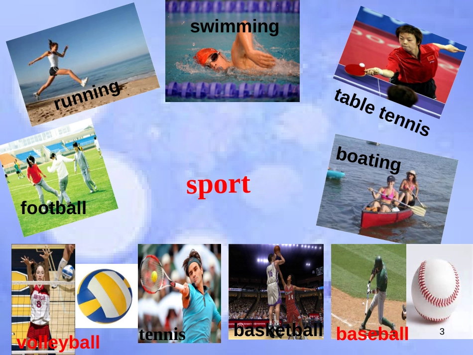 八年级英语上册 Module 3 Sports Unit 1 Nothing is more exciting than playing tennis课件 （新版）外研版_第3页