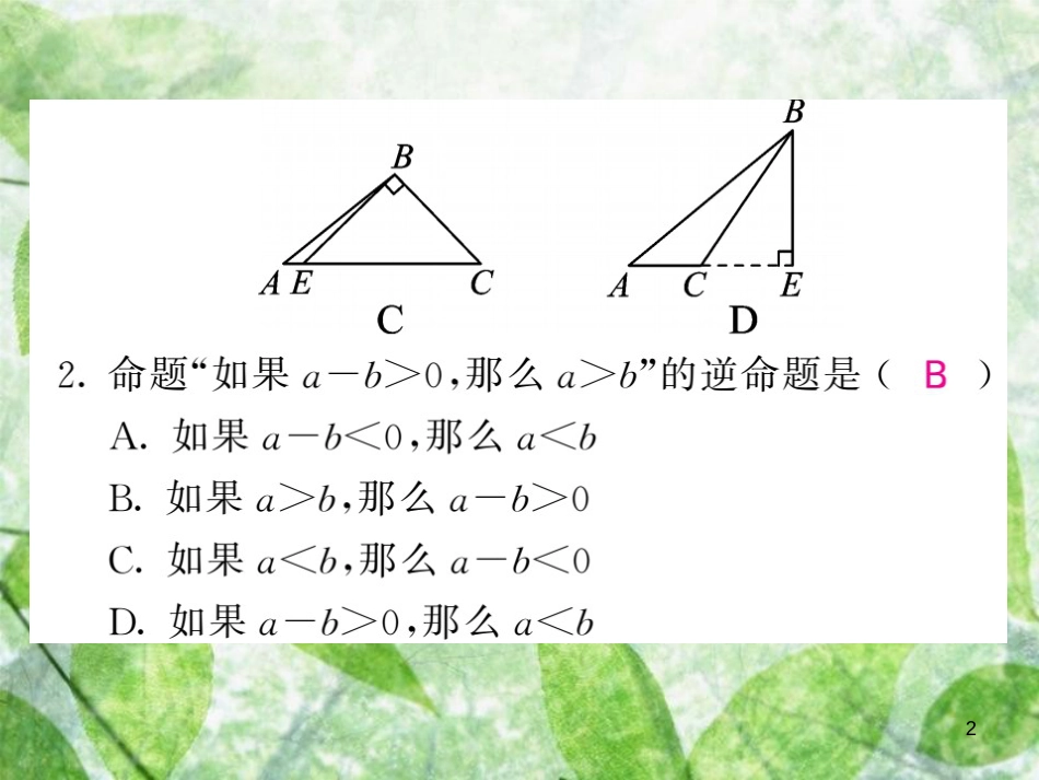 八年级数学上册 双休作业（五）习题优质课件 （新版）沪科版_第2页