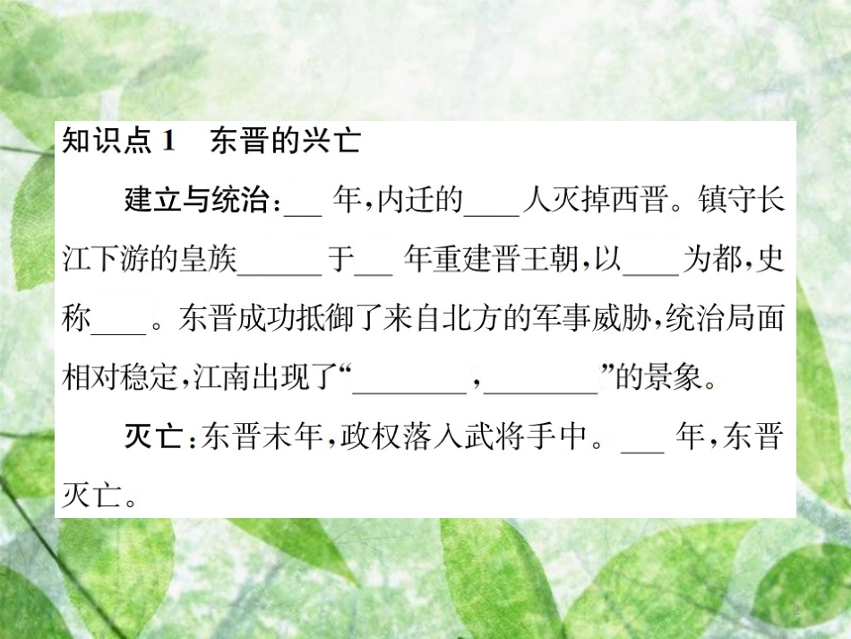 七年级历史上册 第18课 东晋南朝时期江南地区的开发优质课件 新人教版_第2页