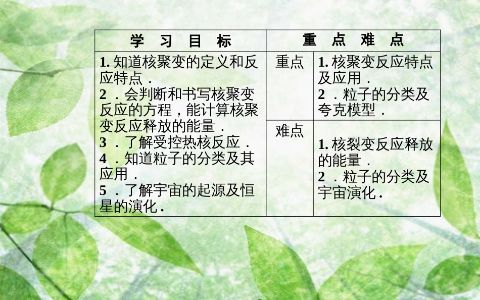 高中物理 第十九章 原子核 7 核聚变 8 粒子和宇宙优质课件 新人教版选修3-5_第3页