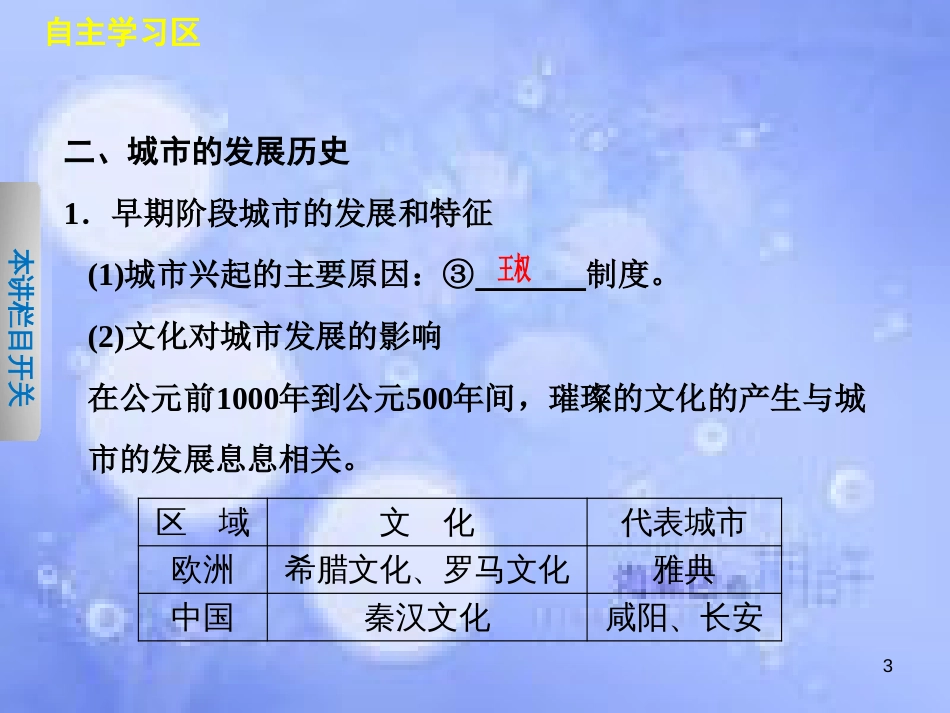 高中地理 第一章 城乡发展与城市化 1.2 城市的形成与发展课件 中图版选修4_第3页