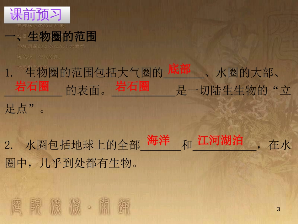 七年级生物上册 第一单元 第二章 第三节 生物圈是最大的生态系统优质课件 （新版）新人教版_第3页