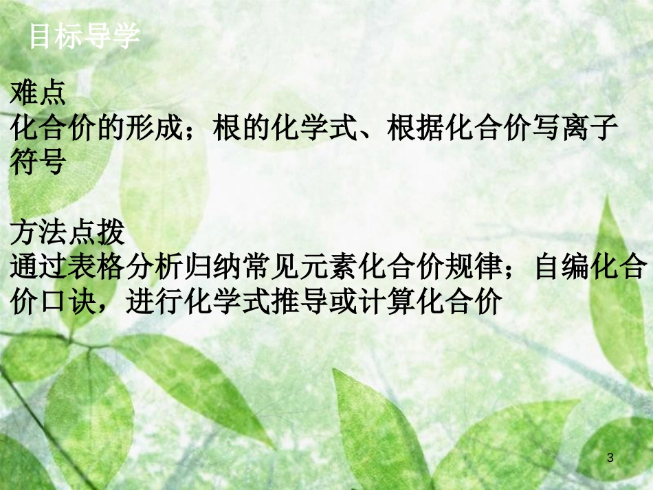 九年级化学上册《第四单元 自然界的水》课题4 化学式与化合价（2）优质课件 （新版）新人教版_第3页