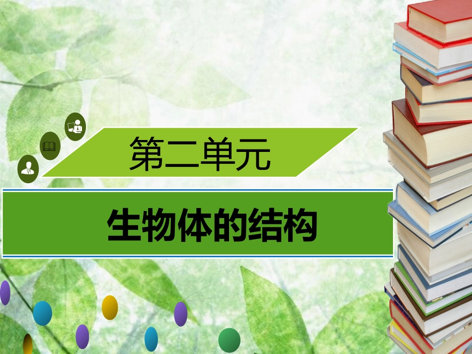 七年级生物上册 第二单元 第4章 生物体的结构层次章末小结习题优质课件 （新版）北师大版_第1页
