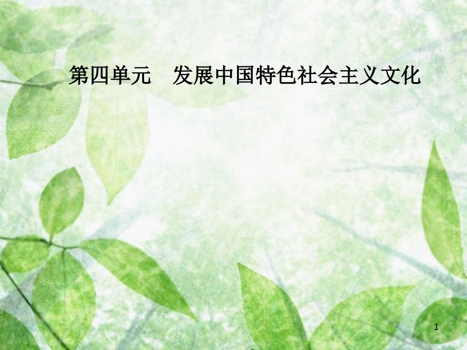 高中政治 第四单元 发展中国特色社会主义文化 第八课 第二框 在文化生活中选择优质课件 新人教版必修3_第1页