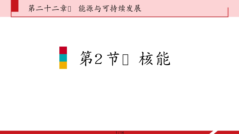 22.2《核能》导学课件_第1页