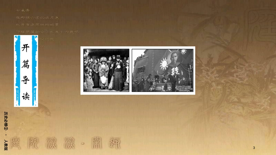 高中历史 第五单元 中国近现代社会生活的变迁 第14课 物质生活与习俗的变迁优质课件 新人教版必修2_第3页