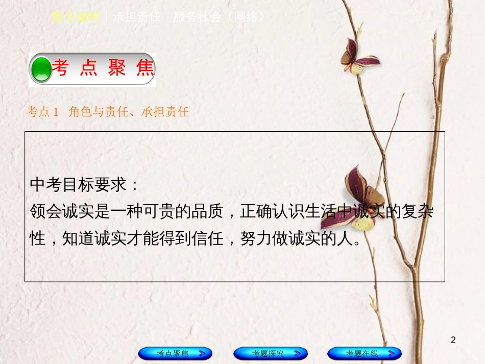（河北专版）中考政治复习方案 第一单元 热爱生活 适应社会 第3课时 承担责任 服务社会（网络）课件_第2页