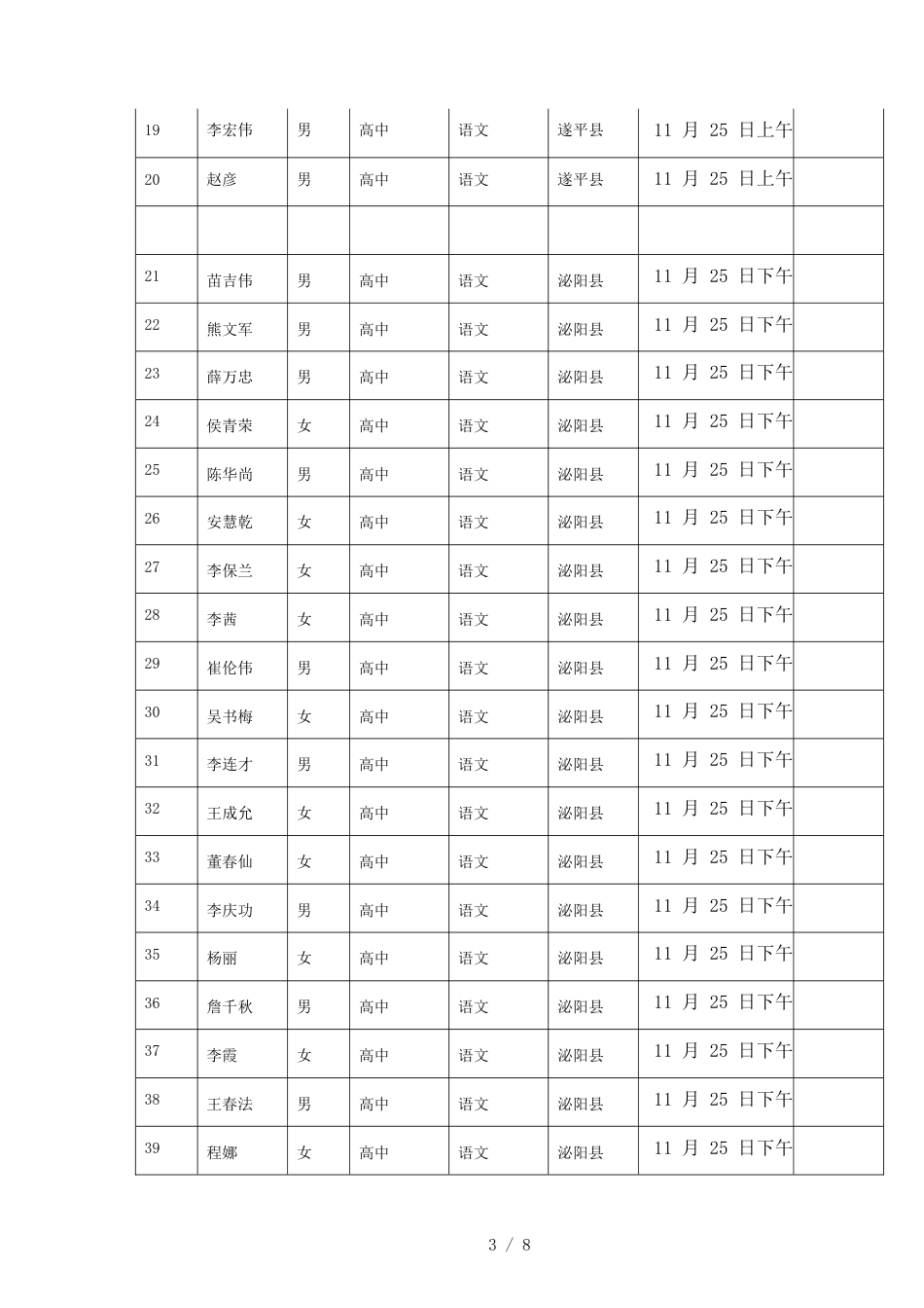 （时间管理）语文组考生测试时间安排表_第3页