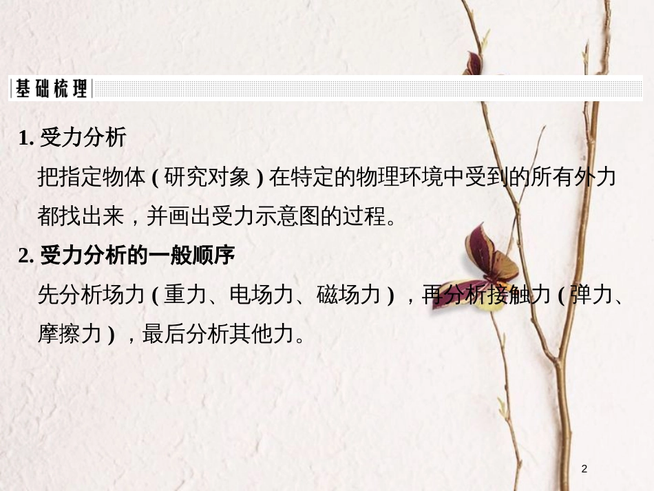 （浙江专版）高考物理大一轮复习 第二章 相互作用 第3课时 共点力的平衡创新课件_第2页