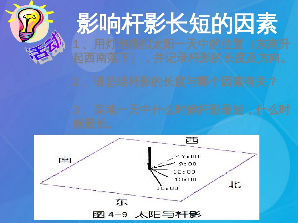 七年级科学下册 4.3《地球的绕日运动》课件3 浙教版_第3页