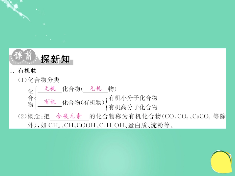 九年级化学下册 第12单元 化学与生活 课题3 有机合成材料课件 （新版）新人教版_第3页