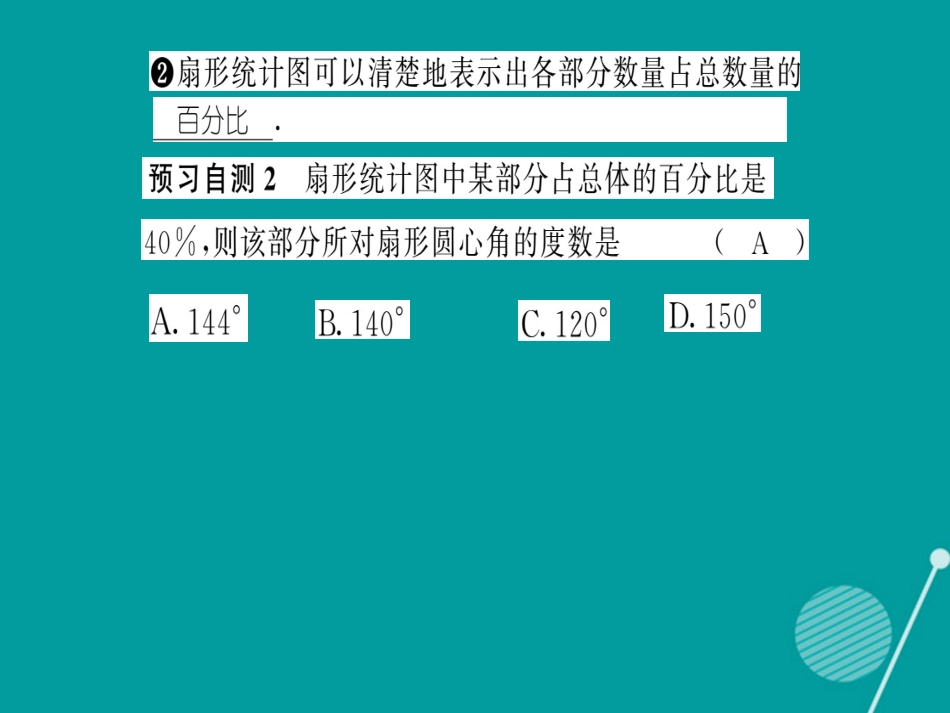 八年级数学上册 15.2.1 扇形统计图课件 （新版）华东师大版_第3页