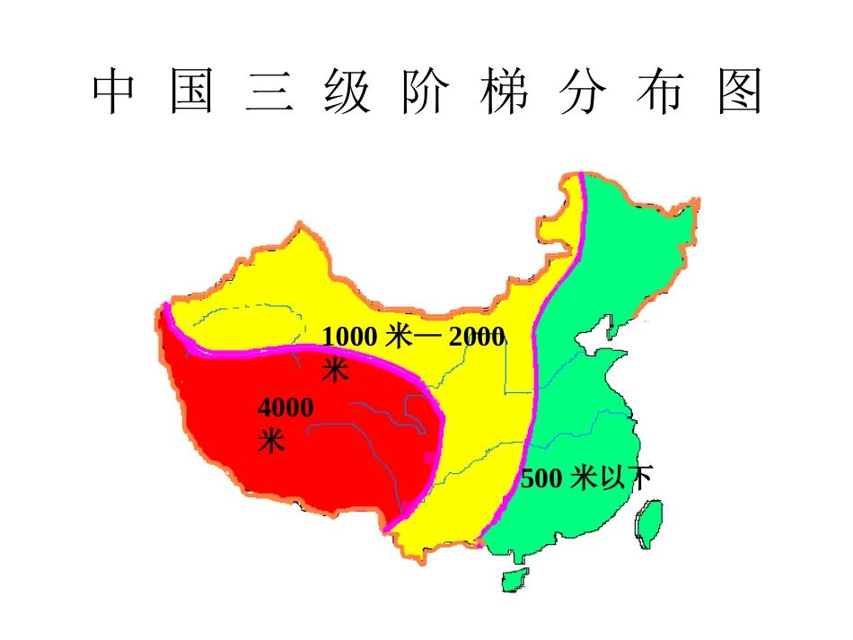 中国三级阶梯分布图_第1页