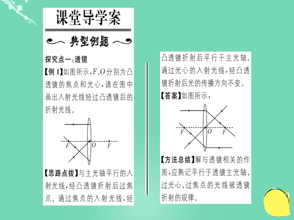 八年级物理全册 第4章 多彩的光 第5节 科学探究 凸透镜成像 第1课时 凸透镜课件 （新版）沪科版_第2页