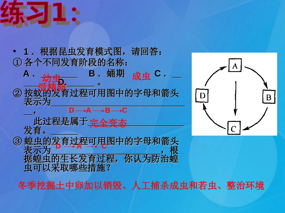 七年级科学下册 第一章《代代相传的生命》复习课件 浙教版_第2页