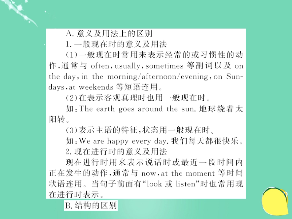 七年级英语上册 Module 10 Spring Festival语法精讲专练课件 （新版）外研版_第3页