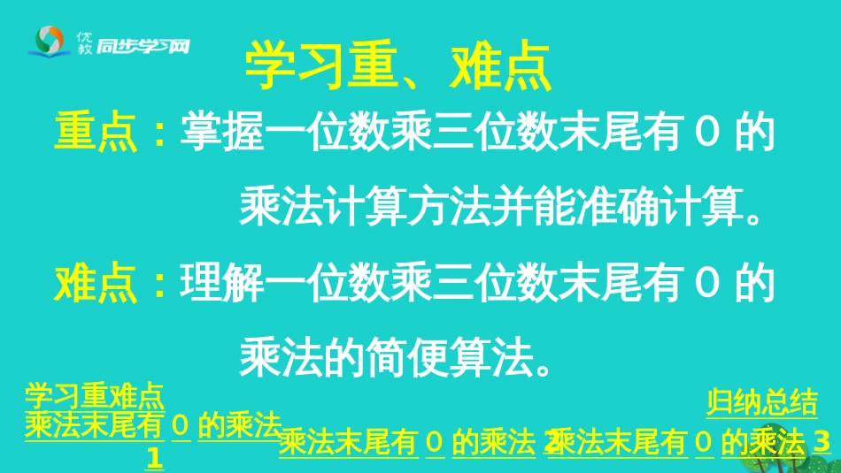 三年级数学上册 第2单元 两、三位数乘一位数（乘数末尾有0的乘法）课件 冀教版_第2页