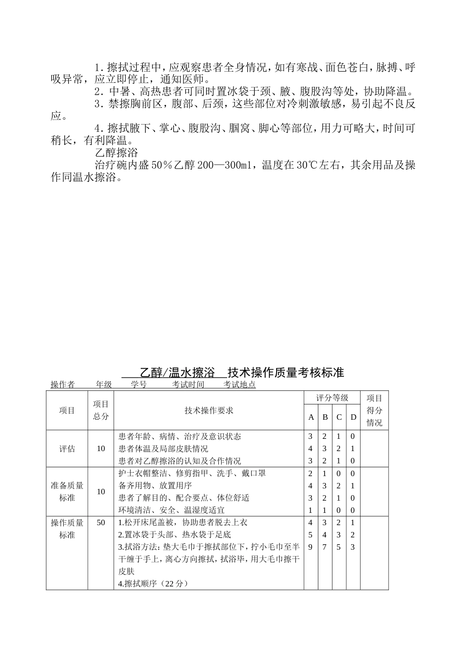 乙醇擦浴操作程序_第3页