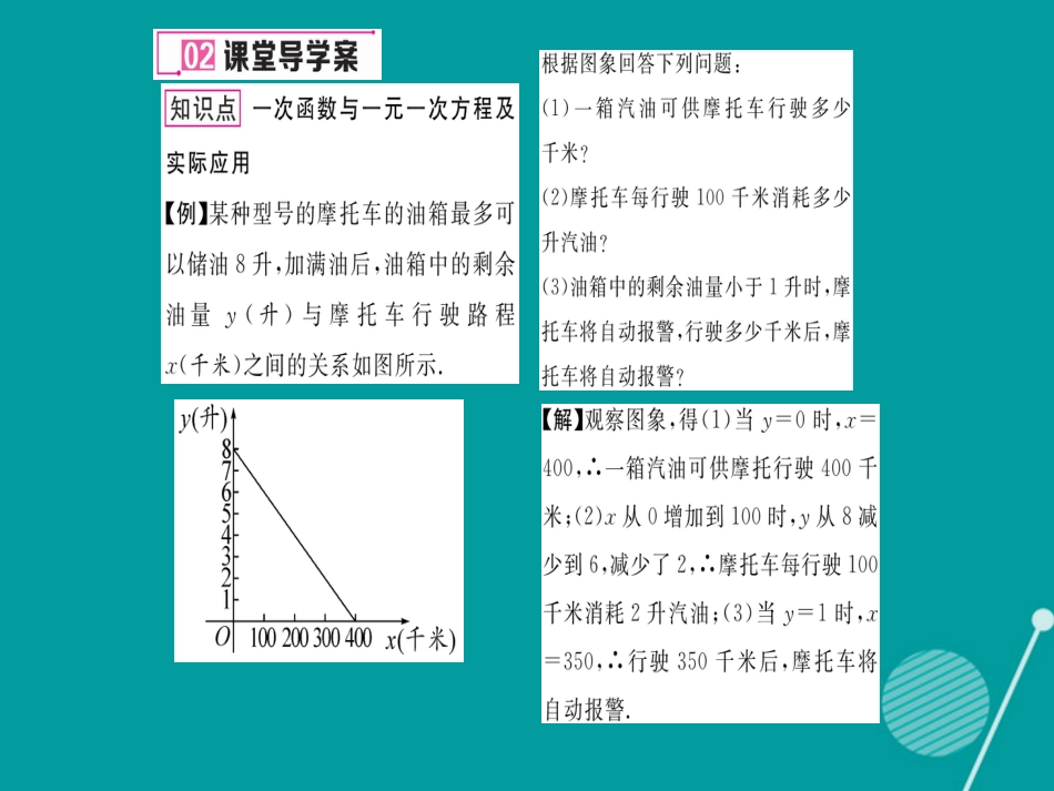 八年级数学上册 4.4 一次函数的实际应用（第2课时）课件 （新版）北师大版_第3页