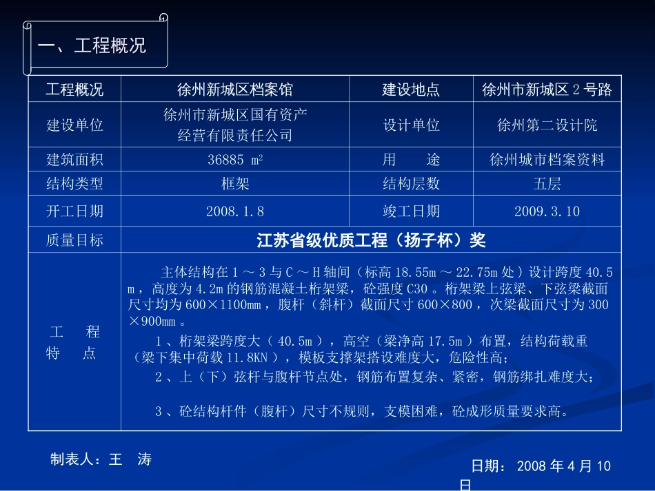 11、高空大跨度钢筋溷凝土桁架梁质量控制——江苏苏中_第2页