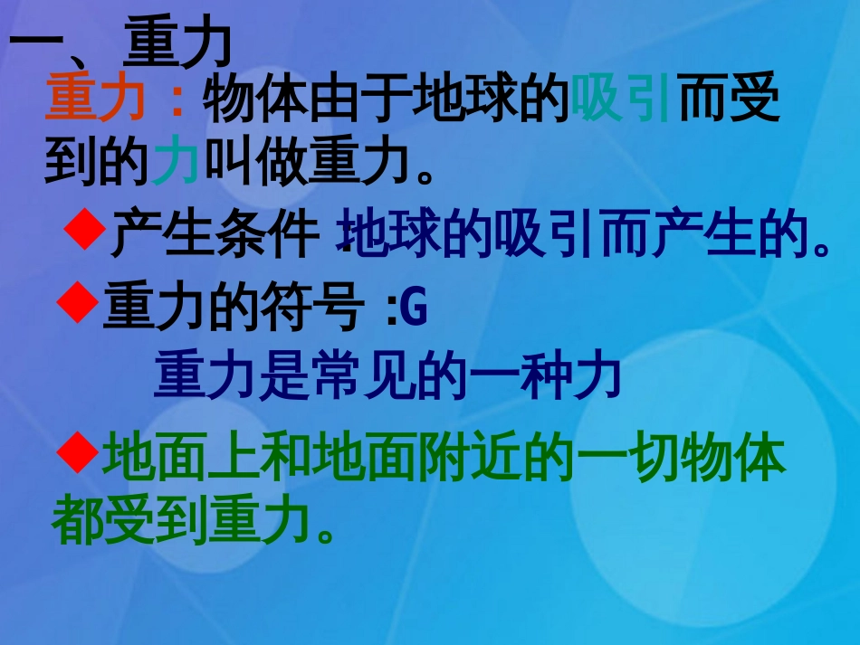 七年级科学下册 3.3《重力》课件4 浙教版_第3页