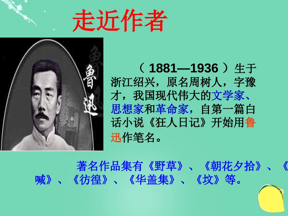 九级语文上册 9《故乡》课件（3） 新人教版_第3页