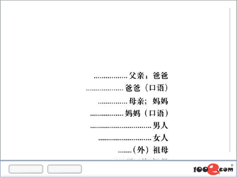 人教版（pep）三年级下册Unit2 Words List点读课件[共2页]_第2页