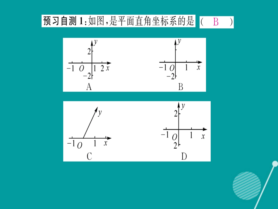 八年级数学上册 11.1 平面直角坐标系中点的坐标（第1课时）课件 （新版）沪科版_第3页